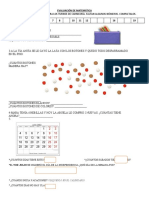 Evaluación de Matemática