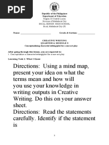 Q4 Module 3 Creative Writing
