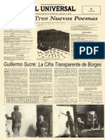 La Cifra Transparente de Borges - Guillermo Sucre - Eluniversal