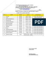 Jadwal TM Hut