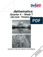 Math 9 Quarter 4 Week 7-Ms. Tima