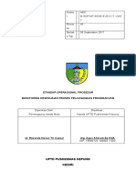 SOP Monitoring Kesesuaian Proses Pelaksanaan Program