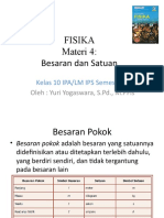 Materi 4 Besaran Dan Satuan