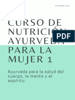 Nutrición Ayurveda 1