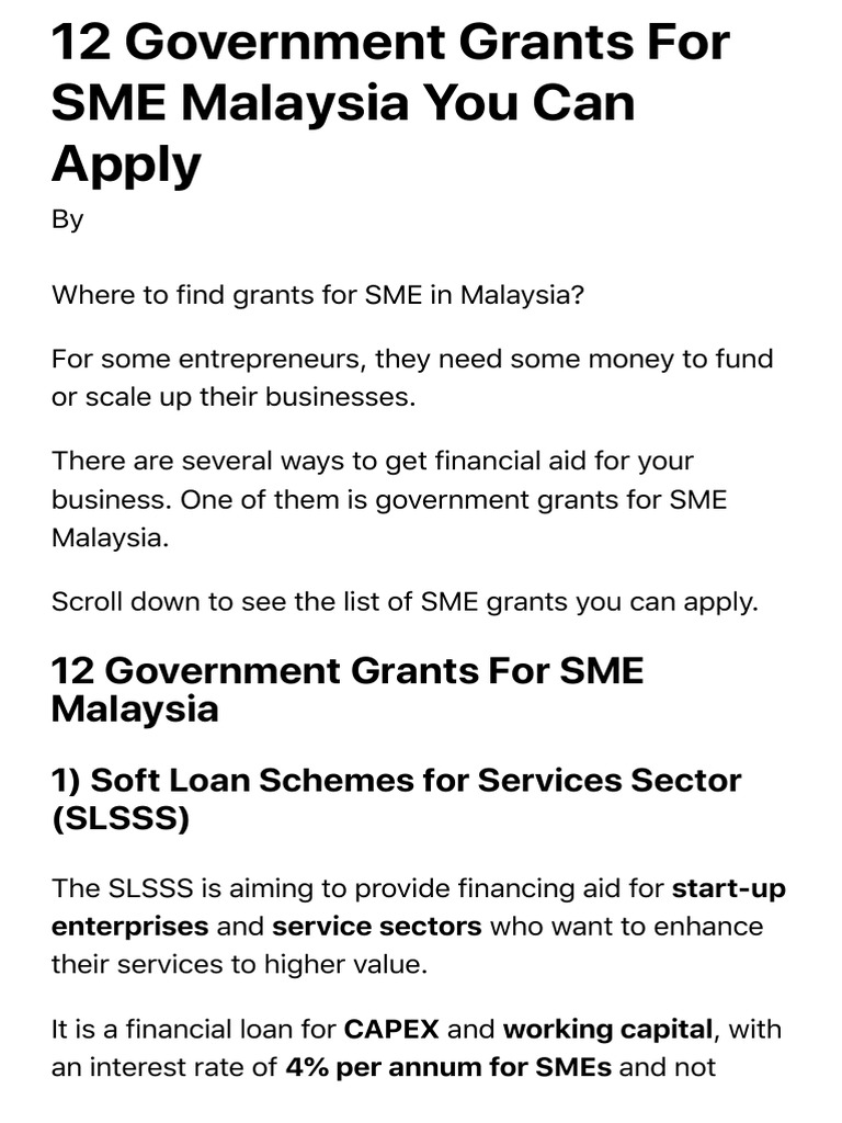 Gov Grants For Individuals
