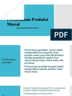 Perencanaan Produksi Massal