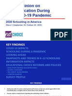 Public Opinion On K-12 Education During The COVID-19 Pandemic