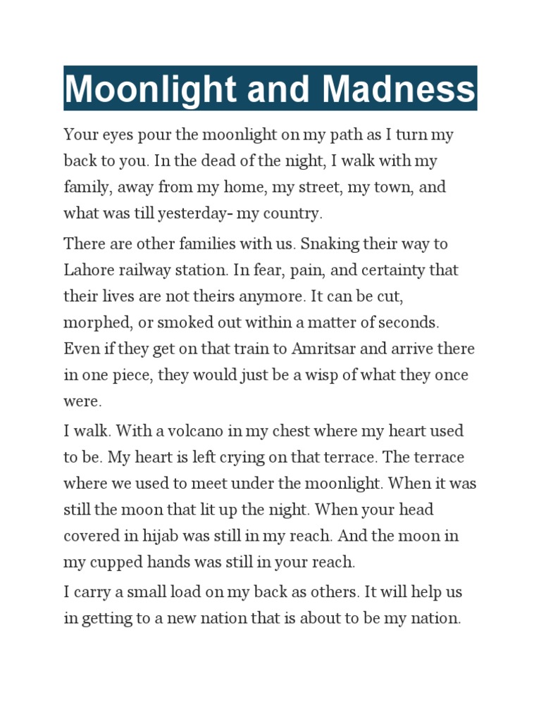 Moonlight and Madness PDF