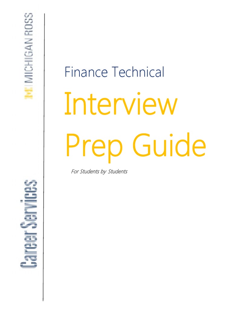 RCS Finance Guide PDF Cost Of Capital Valuation (Finance)