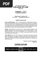 Crim Law 2 Syllabus