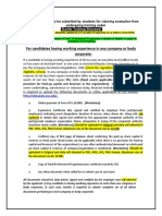 Earlier Training Structure Doc Requirmentneligibilitycriteria Claim Exemption