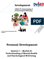 Personal Development: Quarter 1 - Module 8