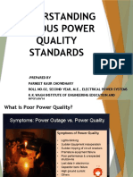 On Various Power Quality Standards