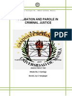 Probation and Parole in Criminal Justice
