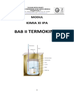 Modul Kimia Xi Ipa Bab II Termokimia