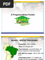 Panorama Geral Do Programa Bolsa Familia Atual