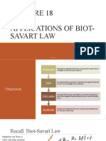 Applications of Biot-Savart Law: Physics 72