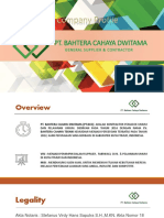 Company Profile PT. BAHTERA CAHAYA DWITAMA Terbaru