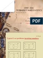 STAT - 835 Probability and Statistics: Basics of Probability III
