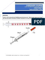 Lesson Notes - Insulin Vial