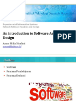 An Introduction To Software Analysis and Design: Amna Shifia Nisafani