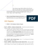 Notes On ADC: 1-Admux - ADC Multiplexer Selection Register