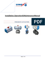 IOM Pneumatic Actuators