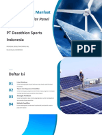 Analisis Biaya Manfaat Solar Panel System PT Decathlon Sports Indonesia