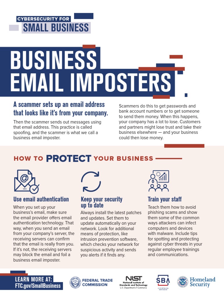 Business Email Imposters | PDF | Phishing | Security