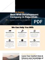 The Web Destiny: Best Web Development Company in Rajasthan