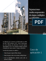 Separaciones multietapa DWSIM