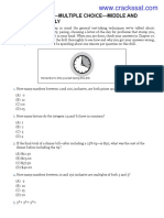 Practice Drill 2-Multiple Choice-Middle and Upper Levels Only