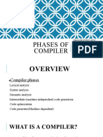 Phases of Compiler: Presented By-Anupam Suman 13000120022 Cse A PCC-CS 501