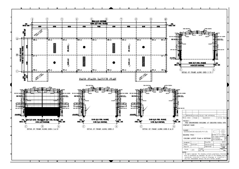 Column Layout Plan & Section | PDF