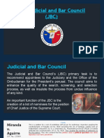 The Judicial and Bar Council (JBC)