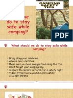 What Should We Do To Stay Safe While Camping?