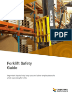 Forklift Safety Guide: Important Tips To Help Keep You and Other Employees Safe While Operating Forklifts