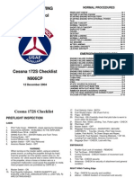 Oklahoma Wing Civil Air Patrol Cessna 172S Checklist