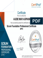 SCRUM Certificate