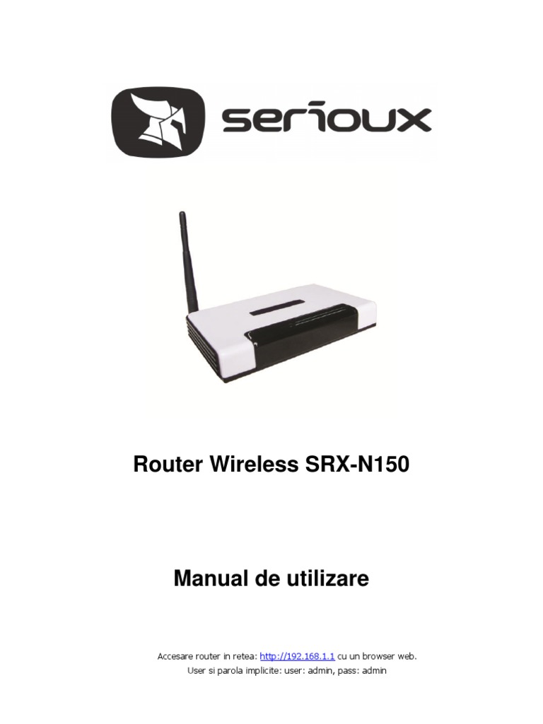 Manual Router Serioux | PDF