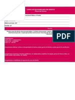 2022.2 - Plano de Ensino - Direito Internacional Público e Privado - Tarde a e Noite