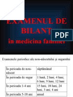 Curs MF. Examenul de Bilant