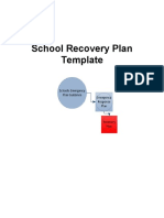 School Recovery Plan Template 2022 2023