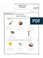 NextSteps - PrimerB - Term 1-Primer B-Formative Assessments-English Written-1