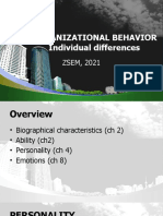 2 - Individual Differences in Organizational Behavior