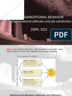 4 - Attitudes and Job Satisfaction in Organizational Behavior