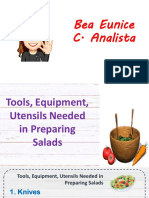 Kitchen Tools, Equipment and Utensils