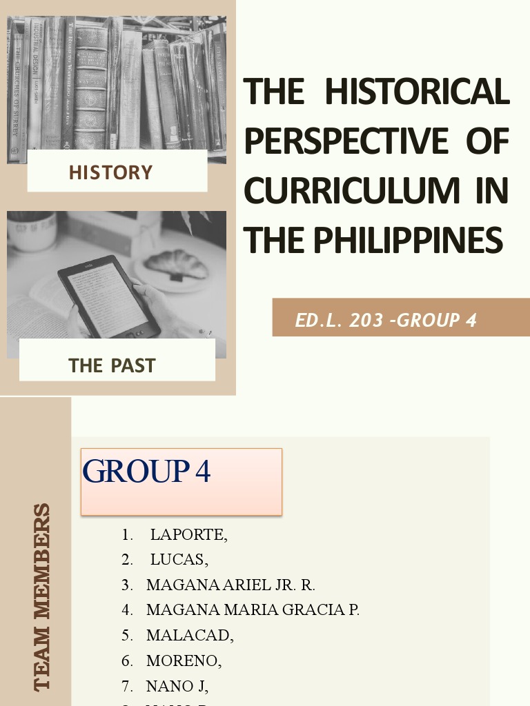 The Historical Perspective of Curriculum in The Philippines | PDF ...