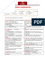 Lesson 3 - Warranties