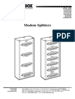 Modem Splitters: APRIL 2000 TL073A-R2 TL073A-R3 TL074A-R2 TL074A-R3 BC00702 FA520A-R2